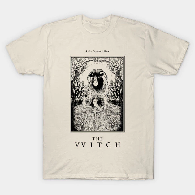 เสื้อยืด Vintage The Witch Cotton 100%