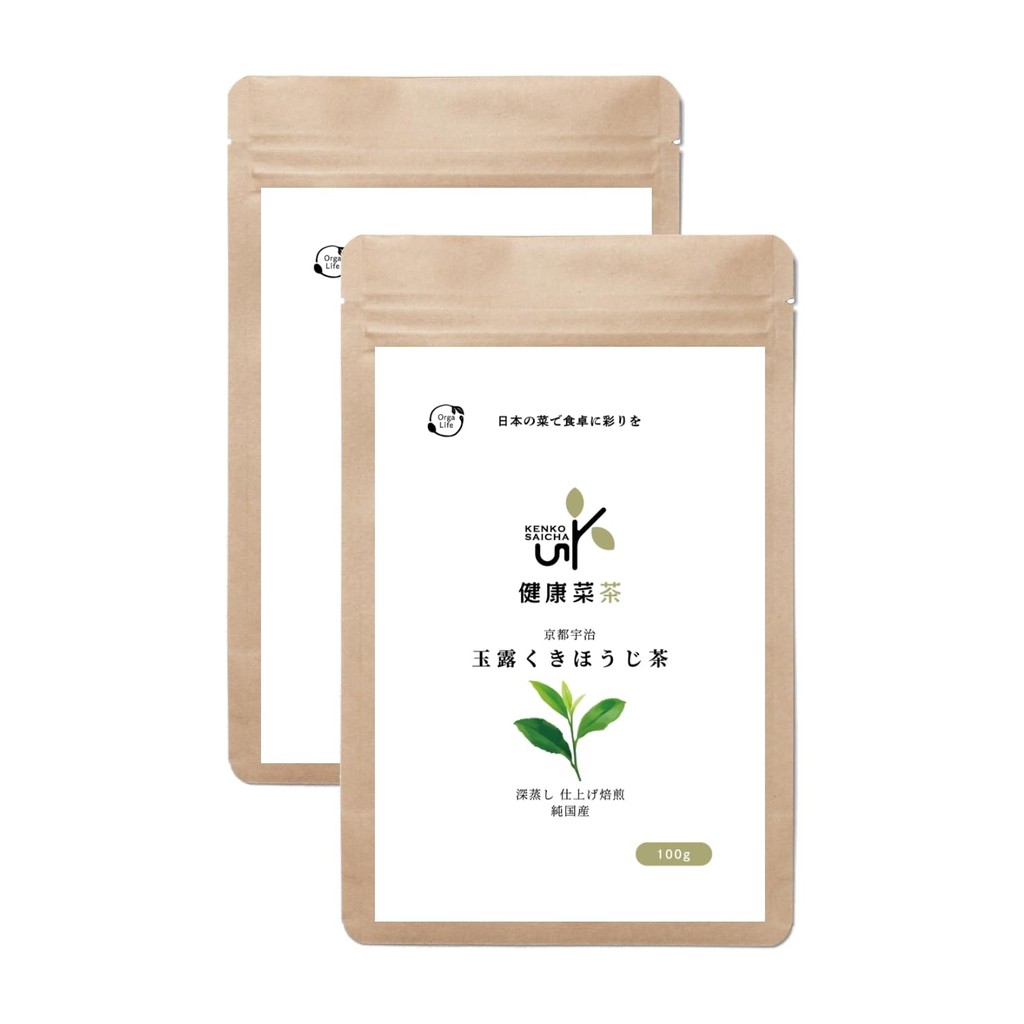Organic Life Premium Hojicha Tea 京都 Uji Gyokuro Stem Tea Gyokuro Kuki Hojicha Tea Leaves Pesticide-F