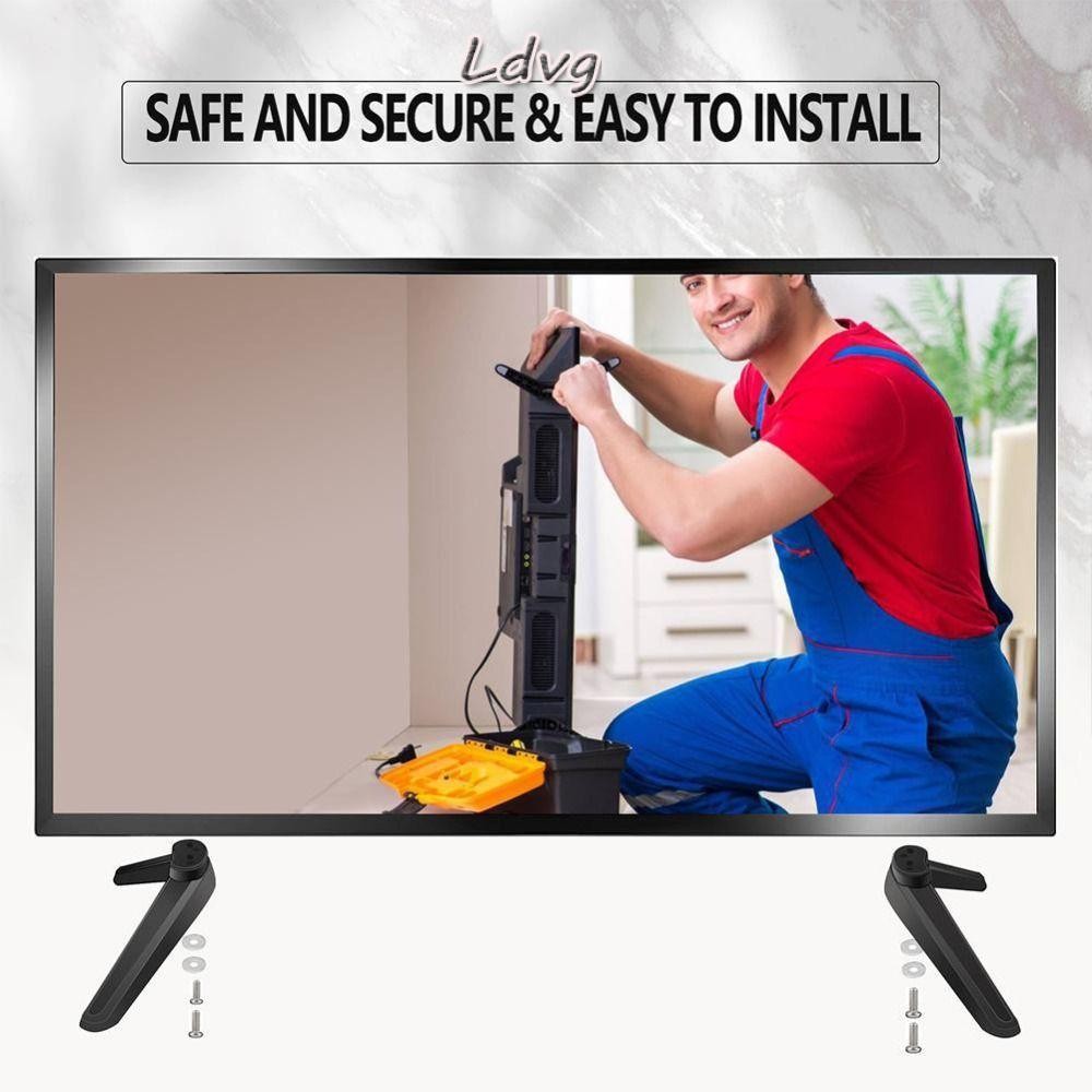 LDVG TV Stand Mount, Solid Support 17mm-20mm TV Stand Base, Anti-slip Strong TV Pestle Foot TV Acces