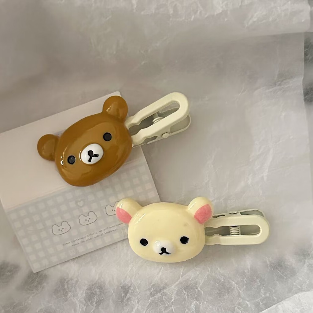 กิ๊บหมีน่ารักสำหรับสาวสไตล์วิทยาลัย พร้อมทรงผมหน้าม้าและผมหยิกน้อย .ACCESSORIES