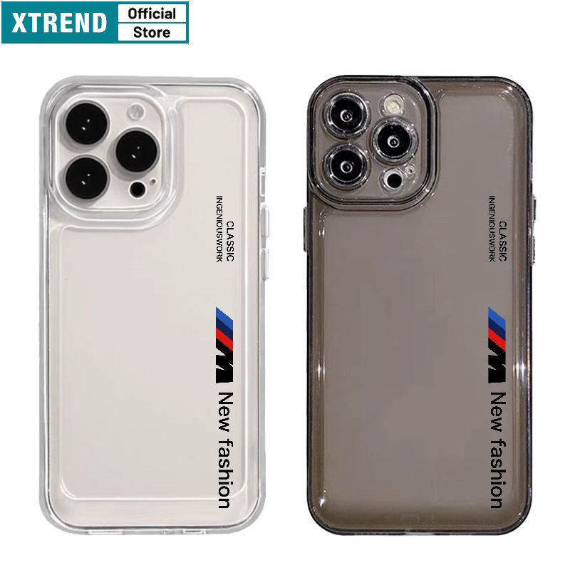 Xtrendเคสโทรศัพท์อินเทรนด์BMW Elementโปร่งใสนุ่มพรีเมี่ยมกันกระแทกสําหรับiPhone 11 12 13 14 15 16 Pro Max IP 7 8 Plus Iphon X XS XR Xs Max