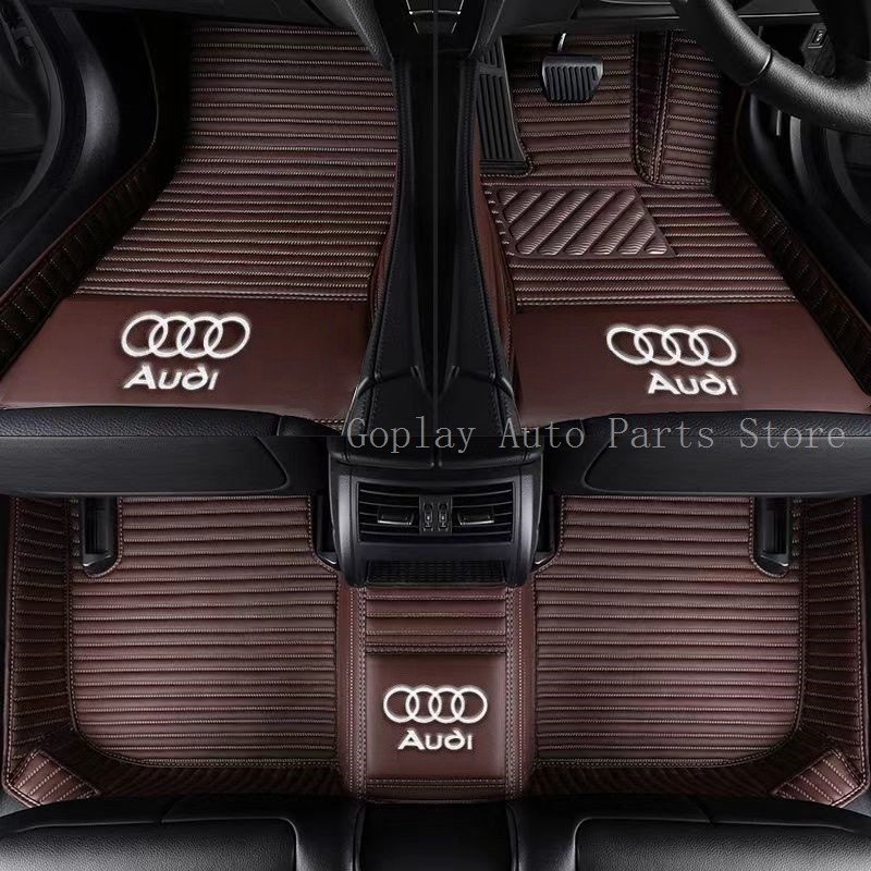 {Audi}Audi A8 Saloon D3 D4 D5,A8,Audi E-tron Right hand drive Car Mat /พรมรถยนต์ /พรมปูพื้นรถยนต์/หน