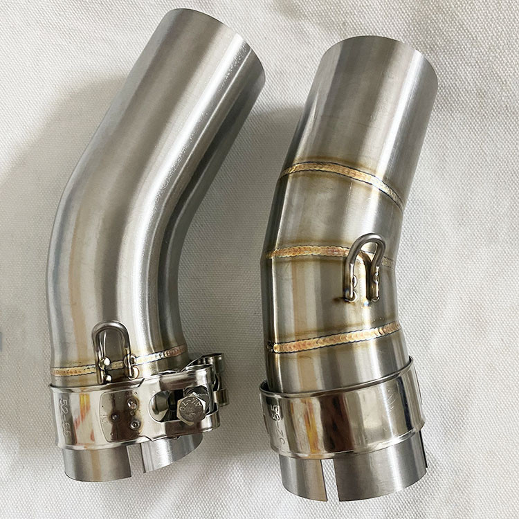 รถจักรยานยนต์ ZX4R ZX4RR ZX25R 2023 Slip-on ไอเสียกลาง Link ท่อเชื่อมต่อ