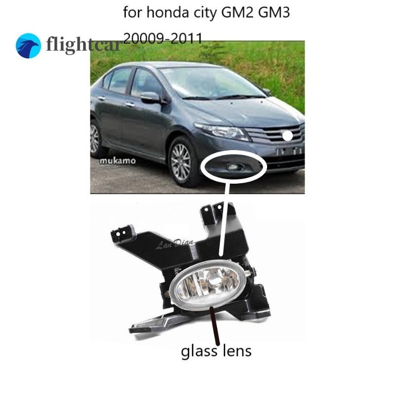 Honda City 2009 2010 2011 ไฟตัดหมอกกันชนหน้าโคมไฟคุณภาพ Orignal Gm2 Gm3 1.5L 1.8L L: 33900TM0T01 R:3