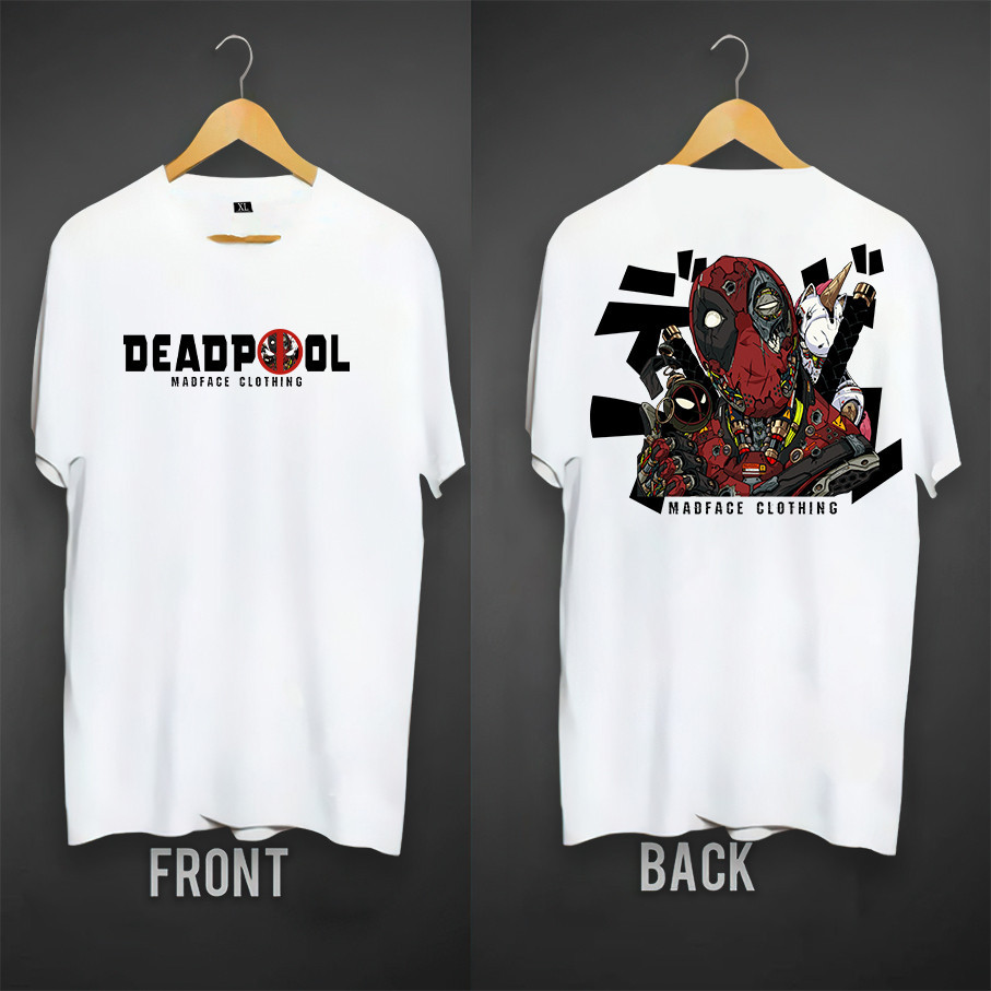 🍃 HOT MADFACE - Robot Mecha Soul - Deadpool -Wade Winston Wilson- T-Shirts เสื้อยืดสตรี