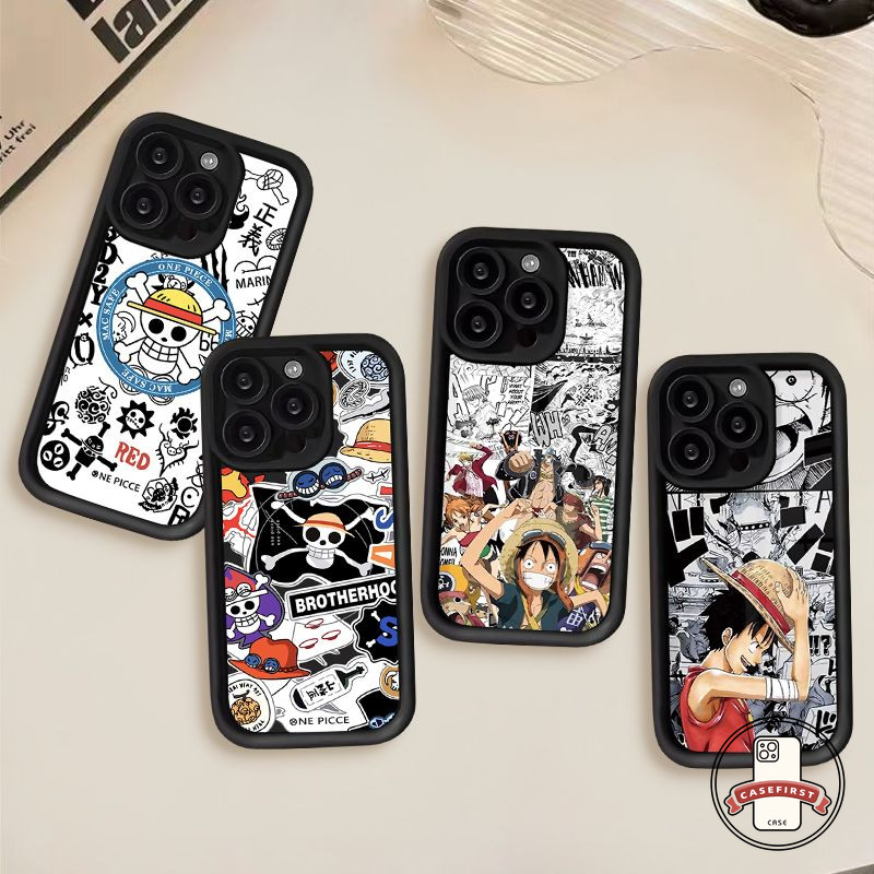 การ์ตูนตลกชิ้นหนึ่งเคส ที่น่ารักสำหรับ Redmi 10A 12 12C 10 13C A1 10C 9A 9T 9C Note 11s 12 13 10s 11 10 Pro POCO X5