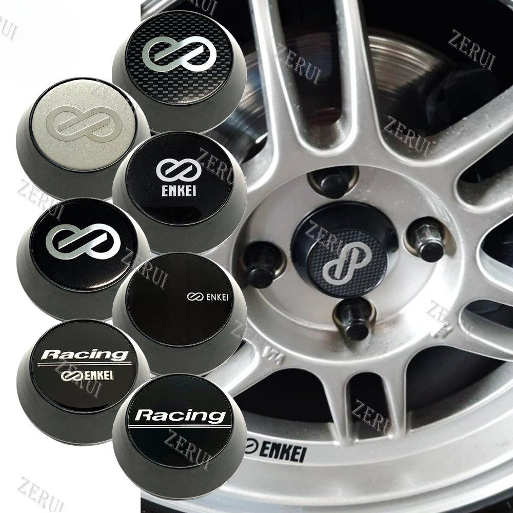 Zr สําหรับ 1 PC 60 มม./64/mm65 มม./68 มม./69 มม.Enkei center caps Blakc สติกเกอร์ล้อรถCentre Sport R