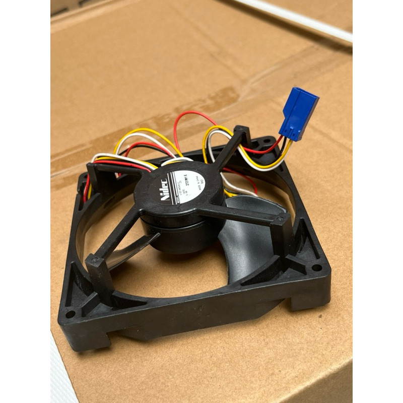 พัดลมตู้เย็นฮิตาชิแท้ (ขนาด5นิ้ว 14V DC./ 4สาย) อะไหล่ตู้เย็นแท้