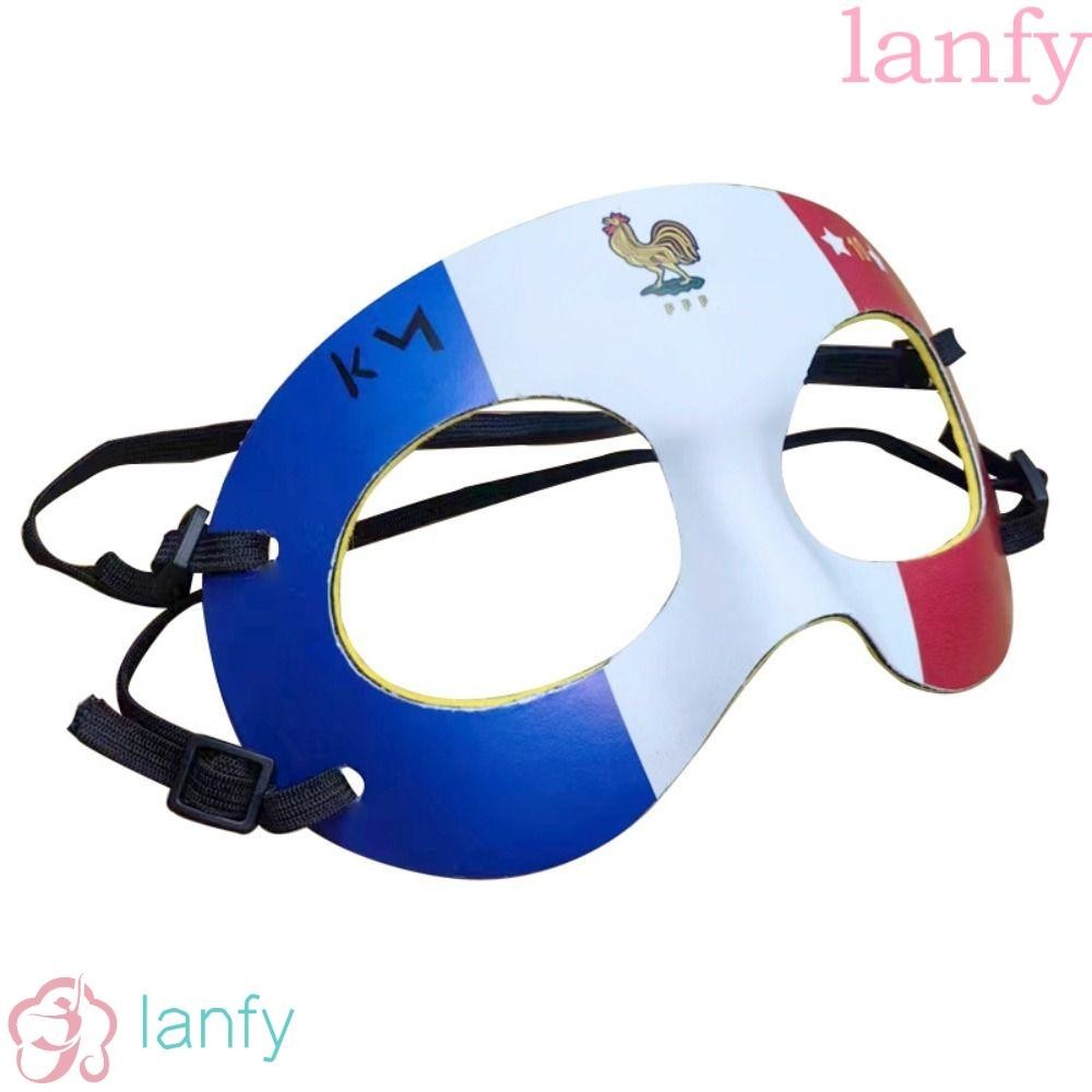 Lanfy Rooster Mask, กีฬาป้องกันรุ่นเดียวกัน Mbappe Masque, นักกีฬา Face Guard The French คอสเพลย์ฟุต