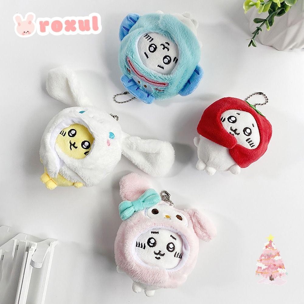 Roxul Chikawa ตุ๊กตา, Chiikawa Hachiware Usagi จี้ห้อยกระเป๋า Hachiware ตุ๊กตาตุ๊กตา, น่ารัก Cinnamo
