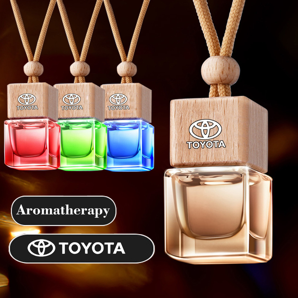 จี้น้ําหอมติดรถยนต์กลิ่นบีชสําหรับ Toyota Camry Corolla Vios Hilux RUSH Innova Wigo Yaris RAV4 Etios Previa Sparky
