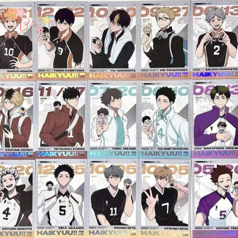 [Bota Shop] Volleyball Boy Postcard 10cm Photocard Anime Card Hyuga Shoyo Kageyama High cp Value WJ