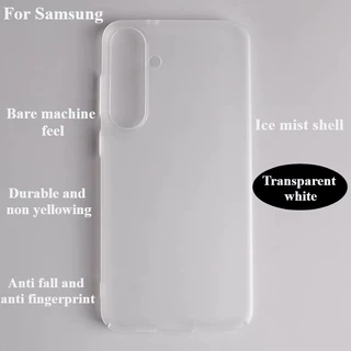 Frosted Ultrathin PC Hard Shell Anti ลายนิ้วมือกันกระแทกเคสโทรศัพท์สําหรับ Samsung Galaxy A57 A17 A26 A36 A55 A56 S22 S23 S24 S25 S26 Plus Ultra FE Matte Case