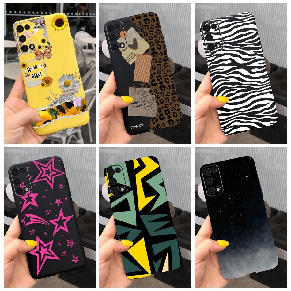 สําหรับrealme 7 5Gแฟชั่นเคสโทรศัพท์Realme7 5G RMX2111 สีลูกกวาดซิลิโคนอ่อนนุ่มTPUกรณี