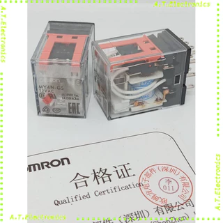 my4ngs my4GS พร้อมส่ง! รีเลย์ MY4N-GS 12VDC 24VDC 220vac MY4GS 12VAc 24vac หม่