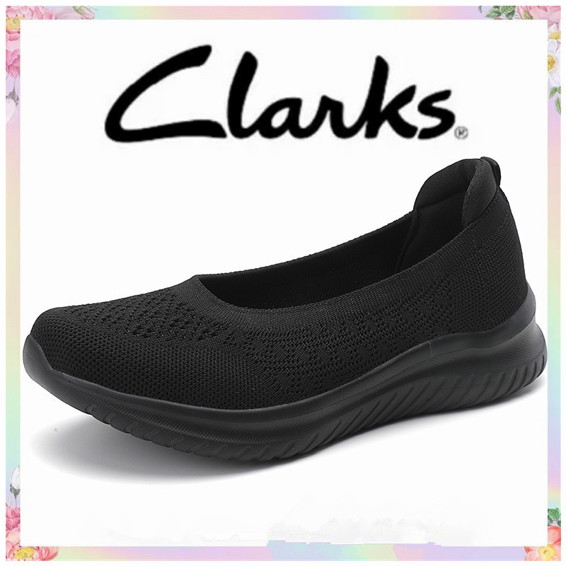 Clarks คลาร์ก รองเท้า ผู้หญิงรองเท้าแบน ผู้หญิงเกาหลี คลาร์ก ผู้หญิงรองเท้ากีฬารองเท้าผู้หญิงรองเท้าผ้าใบขนาดใหญ่ สหภาพยุโรป 40 41 42 คลาร์ก รองเท้า