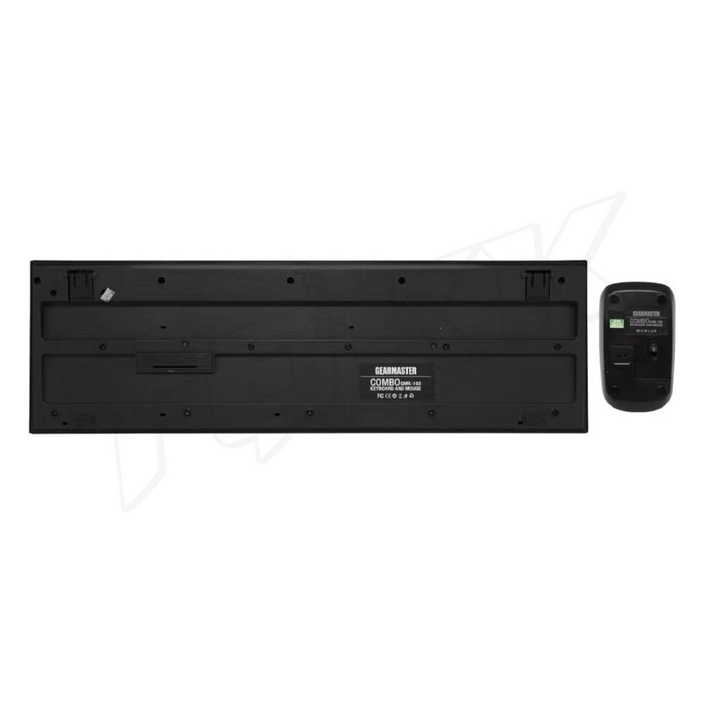 GEARMASTER GMK-103  คีย์บอร์ดและเม้าท์ไร้สาย Keyboard+Mouse Wireless