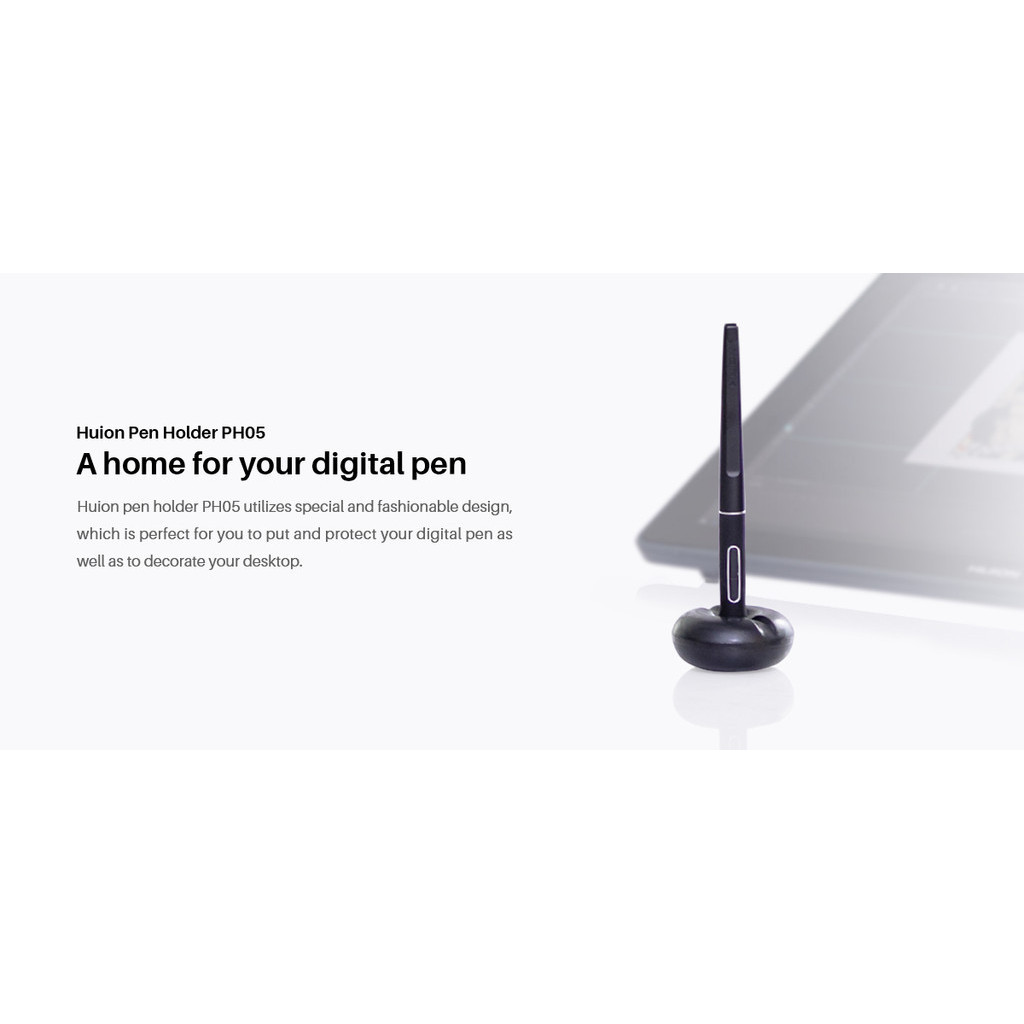 Huion PW507 stylus พร้อมที่วางปากกาและ 10 เติมสําหรับ HUION แท็บเล็ตกราฟิกดิจิตอล Kamvas Pro 12/Pro 