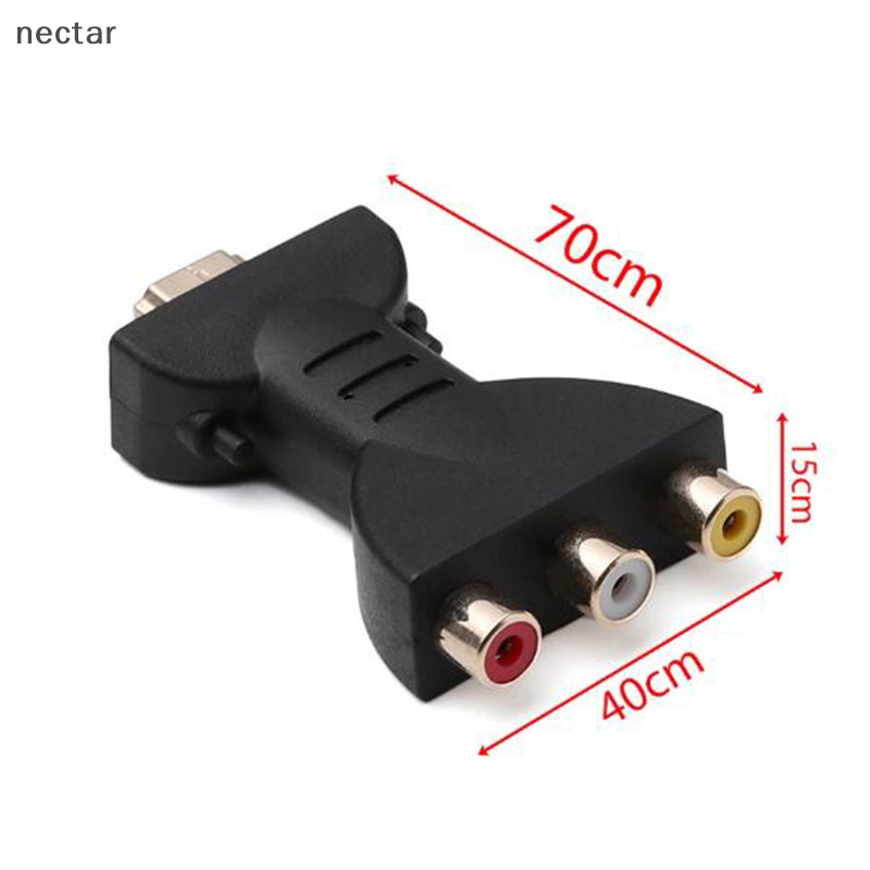 Tar AV สัญญาณดิจิตอล 1080p อะแดปเตอร์ HDMI เป็น VGA HDMI เป็น AV RCA สายสัญญาณเสียงวิดีโอ N