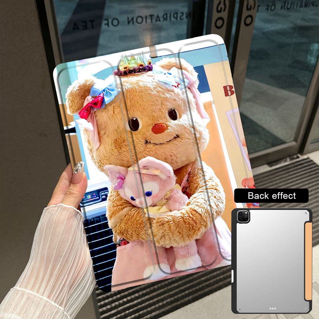 พร้อมจัดส่ง HD ด้านหลังโปร่งใส วัสดุอะคริลิค 10th Air4 air5 Air6  pro11 mini4/5/6 ชาร์จปากกาด้านขวา gen9 gen8 gen7 6