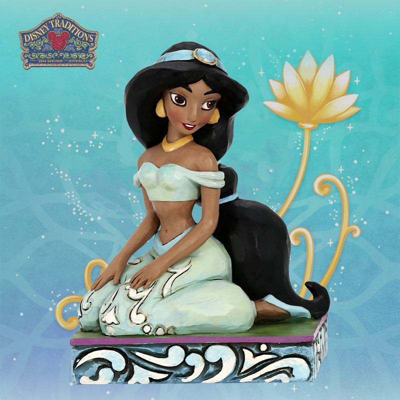 Enesco enesco Aladdin Magic Lamp สินค้ารูปของแท้ Disney Princess Jasmine เครื่องประดับอินเทรนด์เล่นข