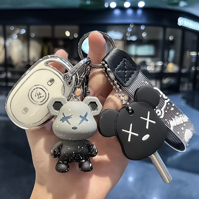 ใช้ได้กับ Emma ฝาครอบป้องกันกุญแจรถยนต์ไฟฟ้า Luna บับเบิ้ลระฆังมีดแบตเตอรี่รถรีโมทคอนโทรลเปลือกหัวเข็มขัด