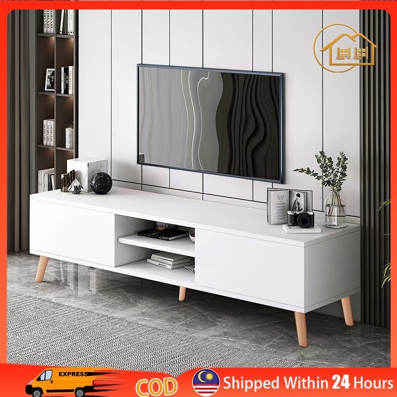 L|6ft TV Cabinet/Kabinet TV/Rak TV Bench Modern/Tv Rack/Almari Tv/Multi-functional TV Console/TV Med