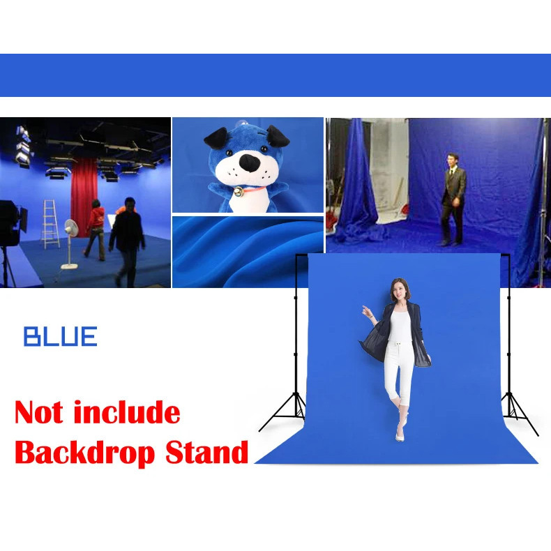 Photo Studio ฉากเขียว 3x6m Green Screen Polyester Cotton Cloth Photography Chromakey Background Backdrop