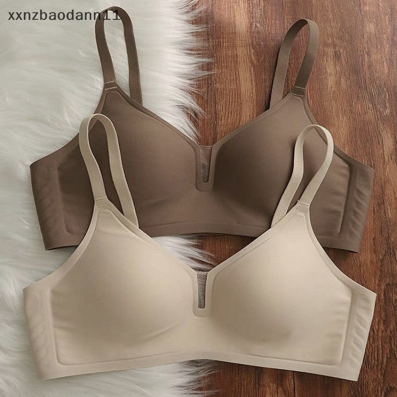[XXNZNN] บราเนื้อนุ่มที่เหมาะกับผิว สวมใส่สบาย ไม่มีแหวนเหล็ก เสื้อชั้นในดันทรง. MHFS