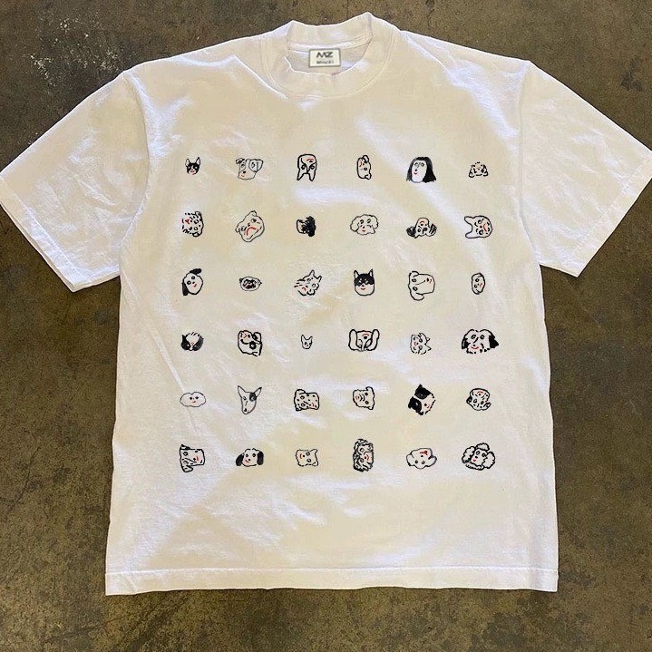COD (จัดส่งในกรุงเทพฯ) MAO Shop OVERSIZE White T-shirt - ผ้าฝ้ายแฟชั่นคอกลมแขนสั้นเสื้อยืดผู้หญิง #51070