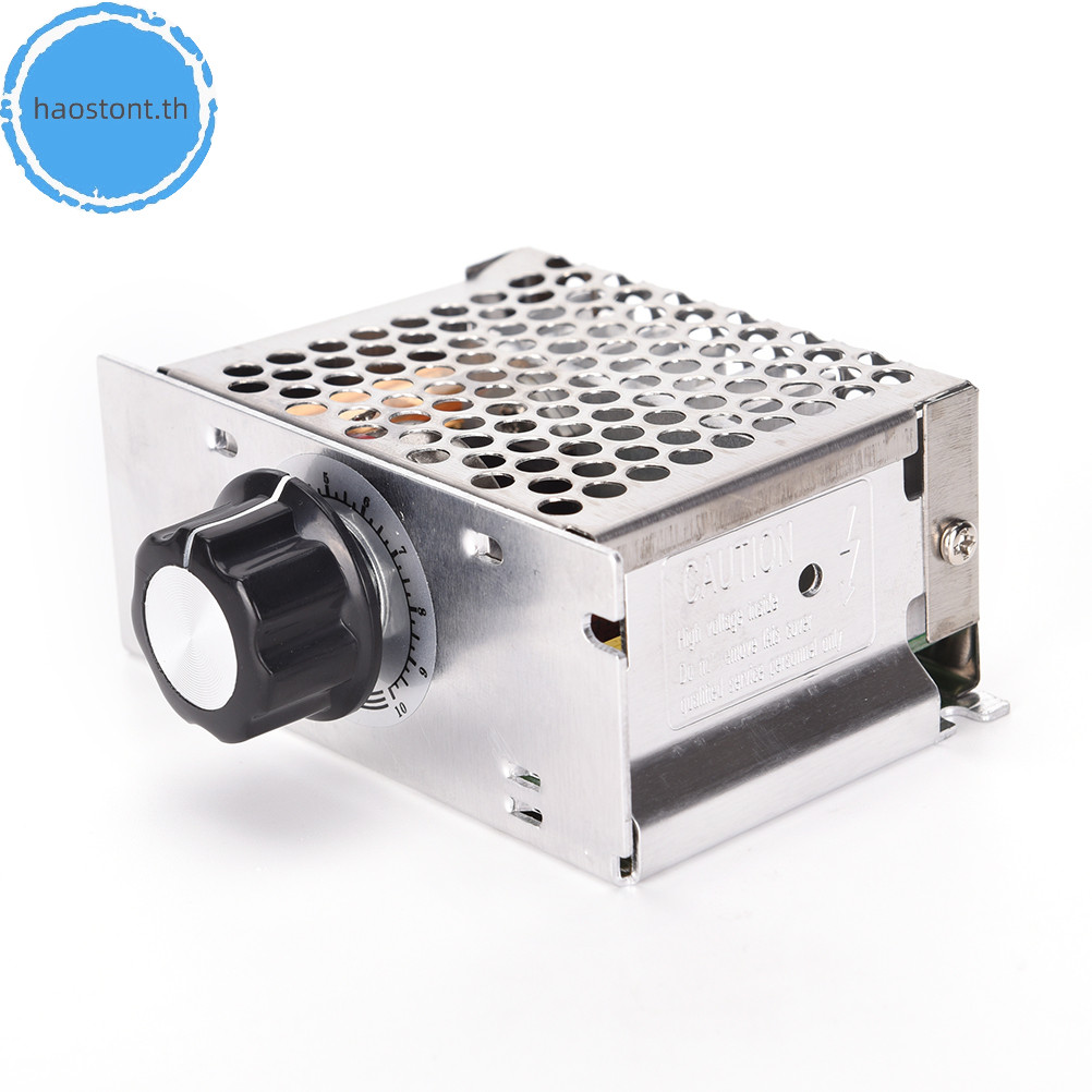 Haostont 4000W 220V AC SCR โมดูลควบคุมความเร็วมอเตอร์ ตัวควบคุมแรงดันไฟฟ้า Dimmer ขายร้อน TH