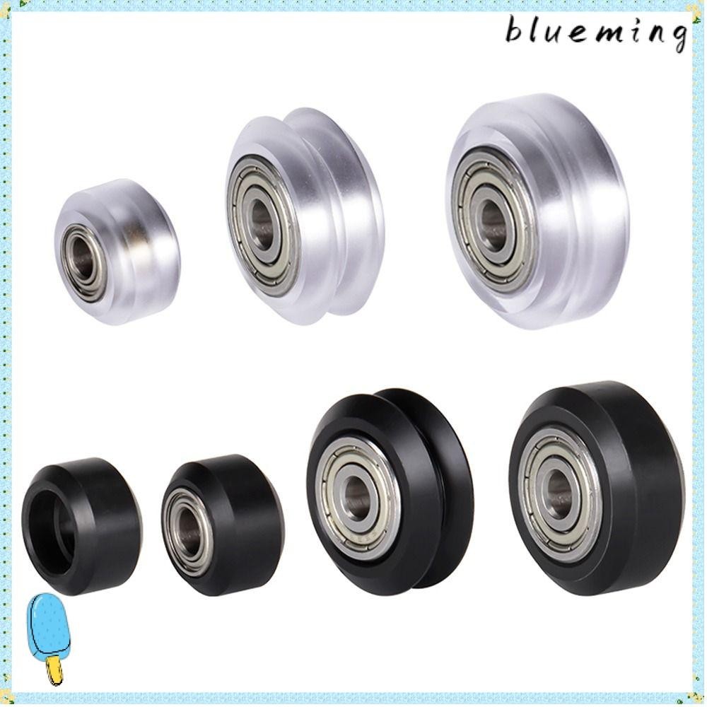 Blueming2 ลูกรอกแบริ่ง 625ZZ 625RS โมเดล V-Slot POM ล้อพลาสติกใส ขนาดเล็ก สีดํา MR105zz สําหรับเครื่องพิมพ์ 1 ชิ้น 5 ชิ้น
