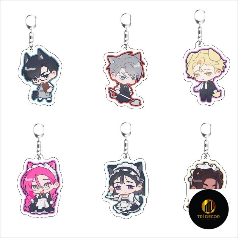 Alien STAGE IVAN & TILL Man พวงกุญแจอะนิเมะผู้หญิงพวงกุญแจสําหรับกางเกงจี้เด็กเครื่องประดับกุญแจ