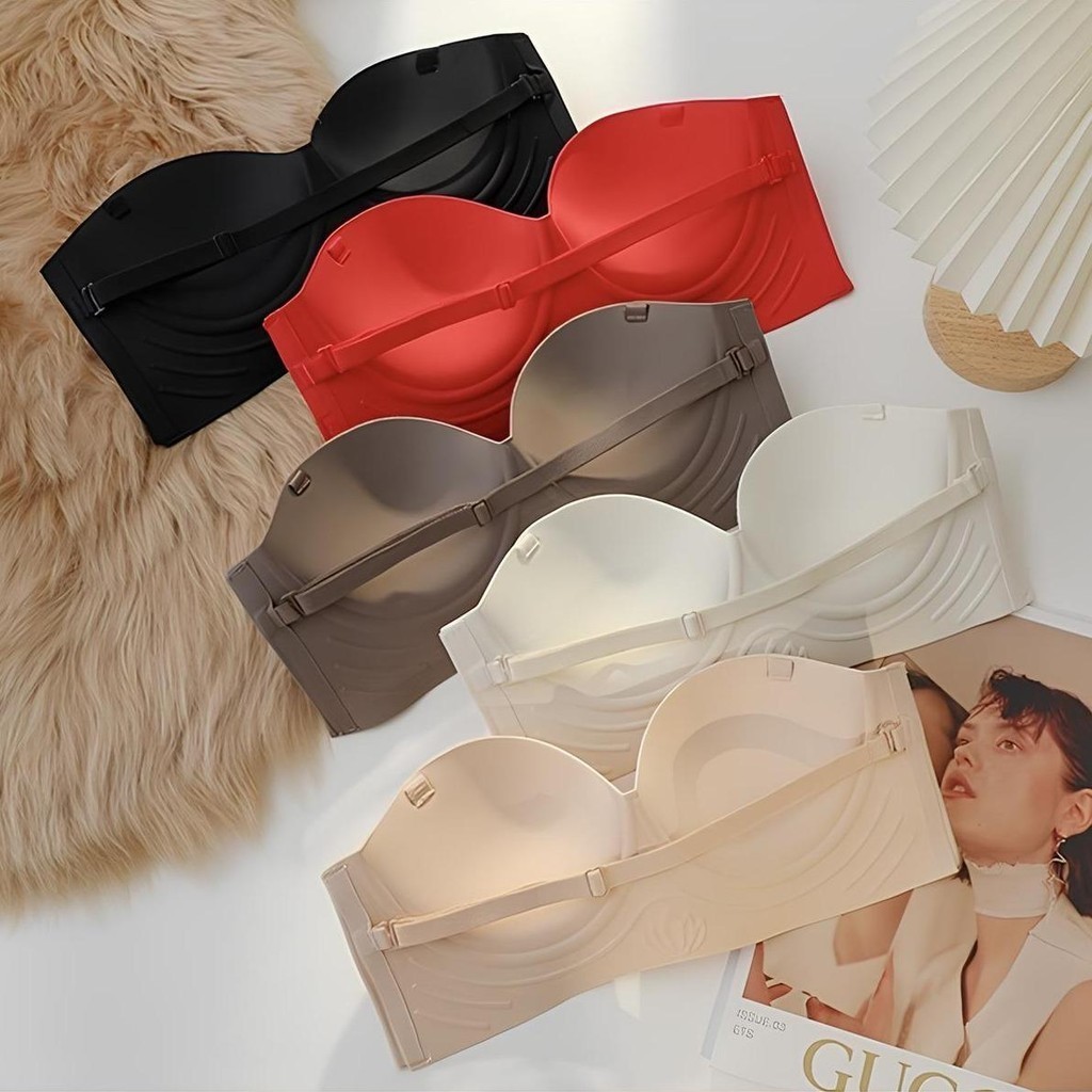เสื้อในผู้หญิง ไม่มีโครงเหล็ก ชุดชั้นในสตรี บราดันทรง เสื้อในไร้โครง ไร้ขอบ ไร้รอยต่อ นุ่ม สำหรับผู้หญิง Lady women Clot ราคา ถูกที่สุด ดีลบีเคเค แกลเลอรีภาพที่ 9