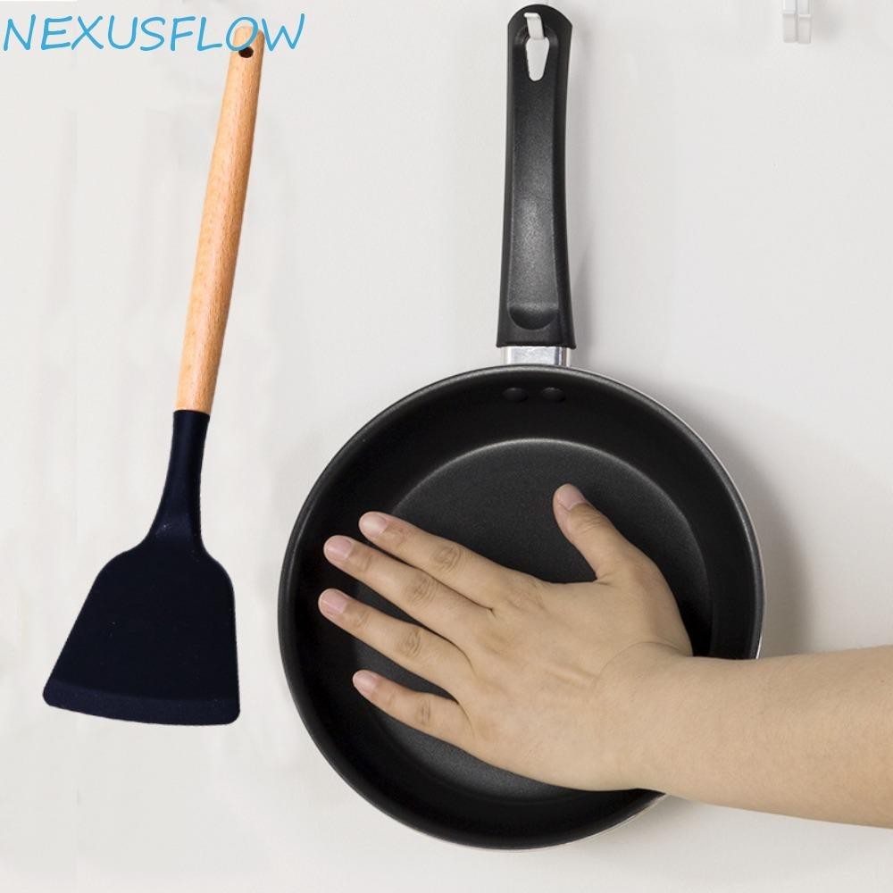 Nexusflow กระทะขนาดเล็ก, กระทะไข่เจียวแบบไม่ติด 14/16/18 ซม., เครื่องครัวในครัวเหล็กก้นแบน การนําความร้อนอย่างรวดเร็วกระทะแพนเค้กเครป
