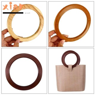 Xianen กระเป๋าไม้จับกระเป๋าทําด้วยมืออุปกรณ์เสริม DIY กระเป๋…