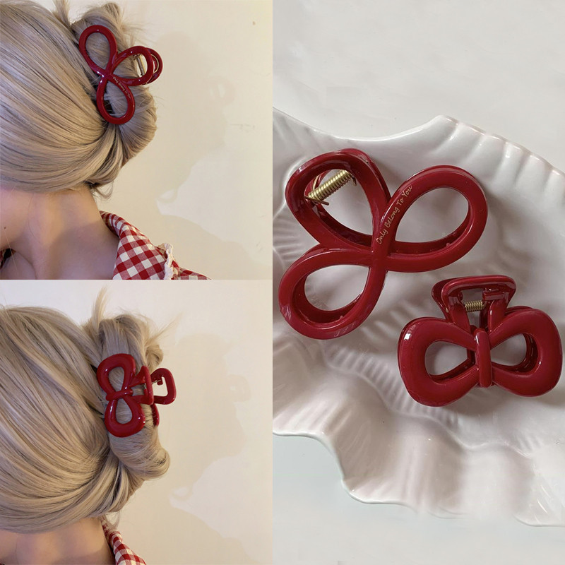 ยอดนิยมคริสต์มาสสีแดงกิ๊บจับกิ๊บกิ๊บ ชม. หูฟัง คลิปสวัสดีปีใหม่อุปกรณ์เสริม