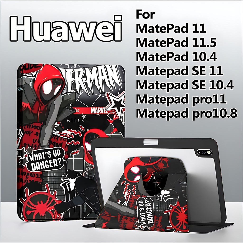 หมุนได้360° Huawei กรณีป้องกัน {Matepad 11}{MatePad 10.4/Pad 11.5}{Matepad SE11/SE10.4}{Matepad pro11/pro10.8}เคส Huawei