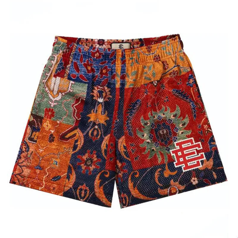 2024 Eric Emanuel Men Beach Board Shorts fitness Training Workout Sport Short Pants Women Summer Gym