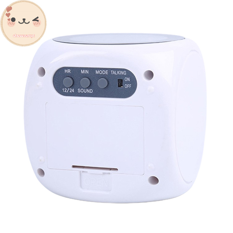 Chee Creative LCD Digital Projection นาฬิกาปลุกเลเซอร์จอแสดงผลการรายงานด้วยเสียงตกแต่ง EN - รูปที่ 4