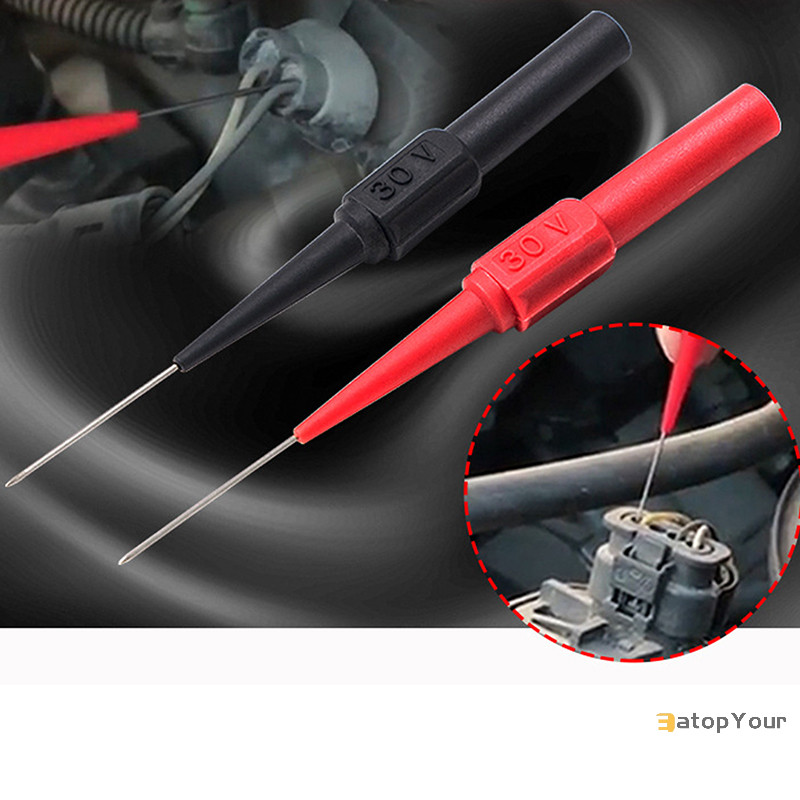 Eatopyour] เครื่องมือวินิจฉัย มัลติมิเตอร์ ทดสอบตะกั่ว Extention Back Tip Probes ใหม่