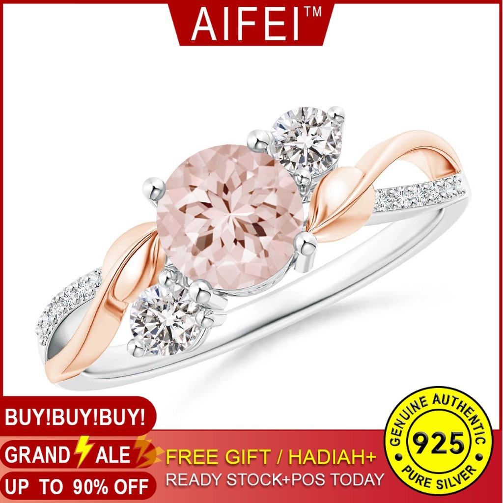 เครื่องประดับใหม่แยก Rose G Old ใบเพทายแหวนสตรีเครื่องประดับอุปกรณ์เครื่องประดับ