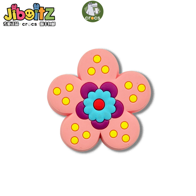 สไตล์ใหม่อุปกรณ์เสริมรองเท้า Jibbitz crocs อุปกรณ์เสริมรองเท้าดอกไม้ตกแต่งหัวเข็มขัด DIY All-Match สนุกรองเท้าหัวเข็มขัดอุปกรณ์เสริม Carlo Chibi Star