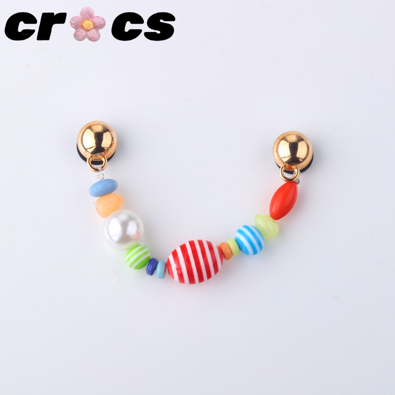 Jibbitz จี้คริสตัลเพชร โลหะ แฟชั่น อุปกรณ์เสริม สําหรับรองเท้า crocs