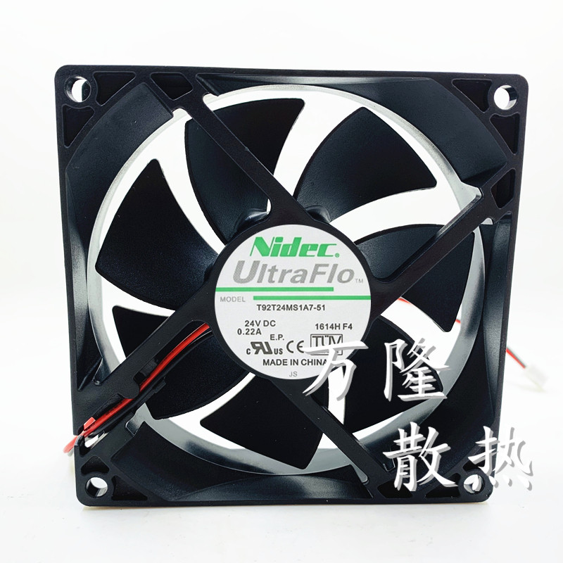T92T24MS1A7-51/U92T24MUA7 NIDEC NIDEC 24V 9025 พัดลมระบายความร้อนอินเวอร์เตอร์