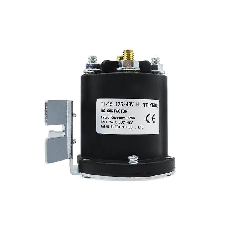 T1215-125 125A DC Contactor 12V 24V 48V DC Pump Contactor Relay สําหรับปั๊มน้ํามัน Startup แบตเตอรี่รถบรรทุกรถยกไฟฟ้า