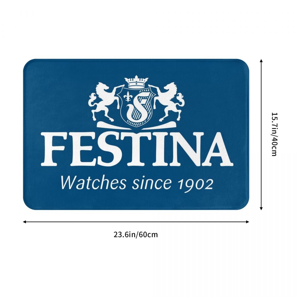 นาฬิกา Festina (1) ห้องน้ํา Flannel พรมปูพื้นห้องน้ําห้องส้วมแผ่นกันลื่นประตูดูดซับน้ําแห้งเร็วเข้าป