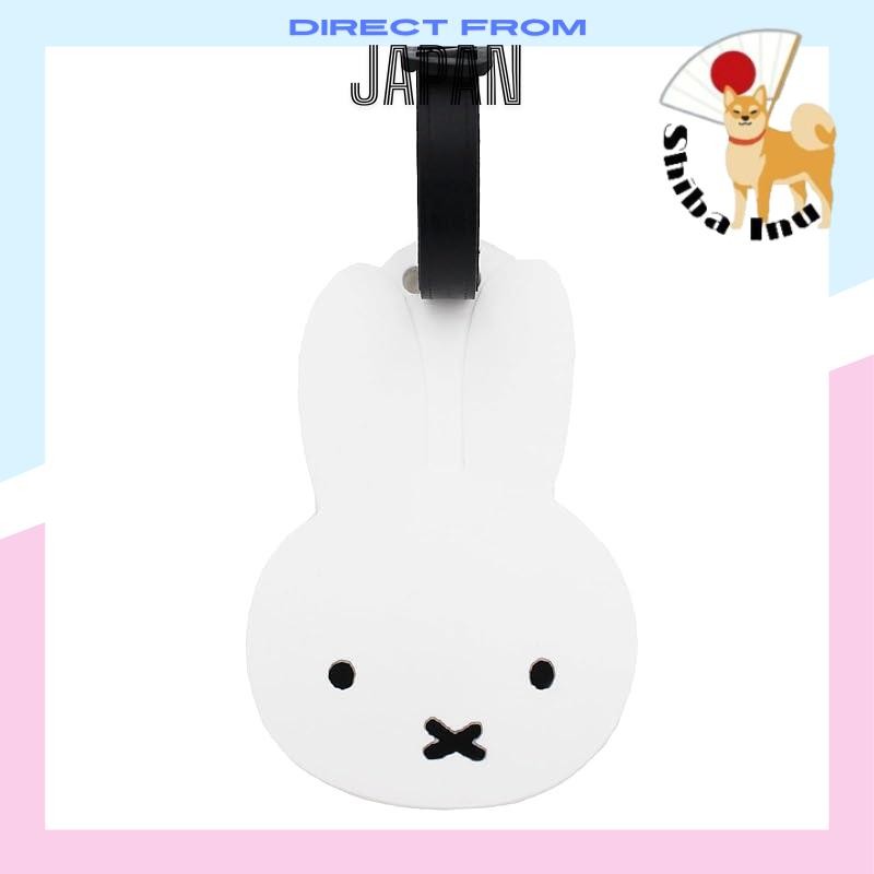 [Hapitas] Suitcase Travel Bag, perfect for everyday use, featuring a luggage tag with Miffy face