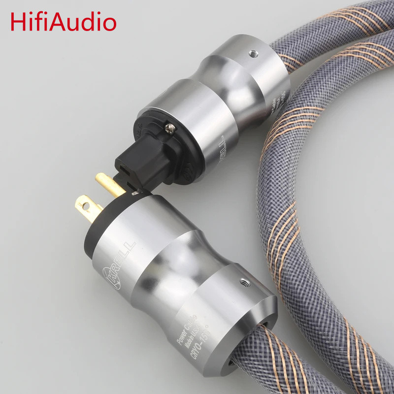 คุณภาพสูง Krell Audiophile OFC Hi-Fi สายไฟเสียง US EU SCHUKO AC หลักสายไฟ