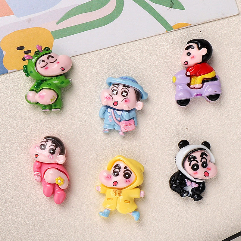 อุปกรณ์เสริมเรซิน DIY การ์ตูนอุปกรณ์เสริมก้นครีม Xiaoxin กิ๊บติดผมทำด้วยมือเคสโทรศัพท์หัวเข็มขัดรองเท้าชุดอุปกรณ์เสริม